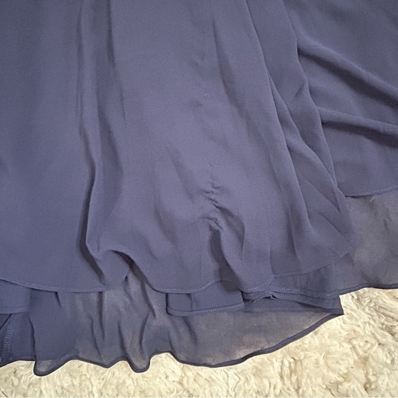 Lulu's Cotillion Matte Navy Blue Sequin Maxi Dress - Picture 11 of 16